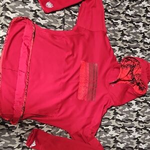 adidas Red Kids Hoodie